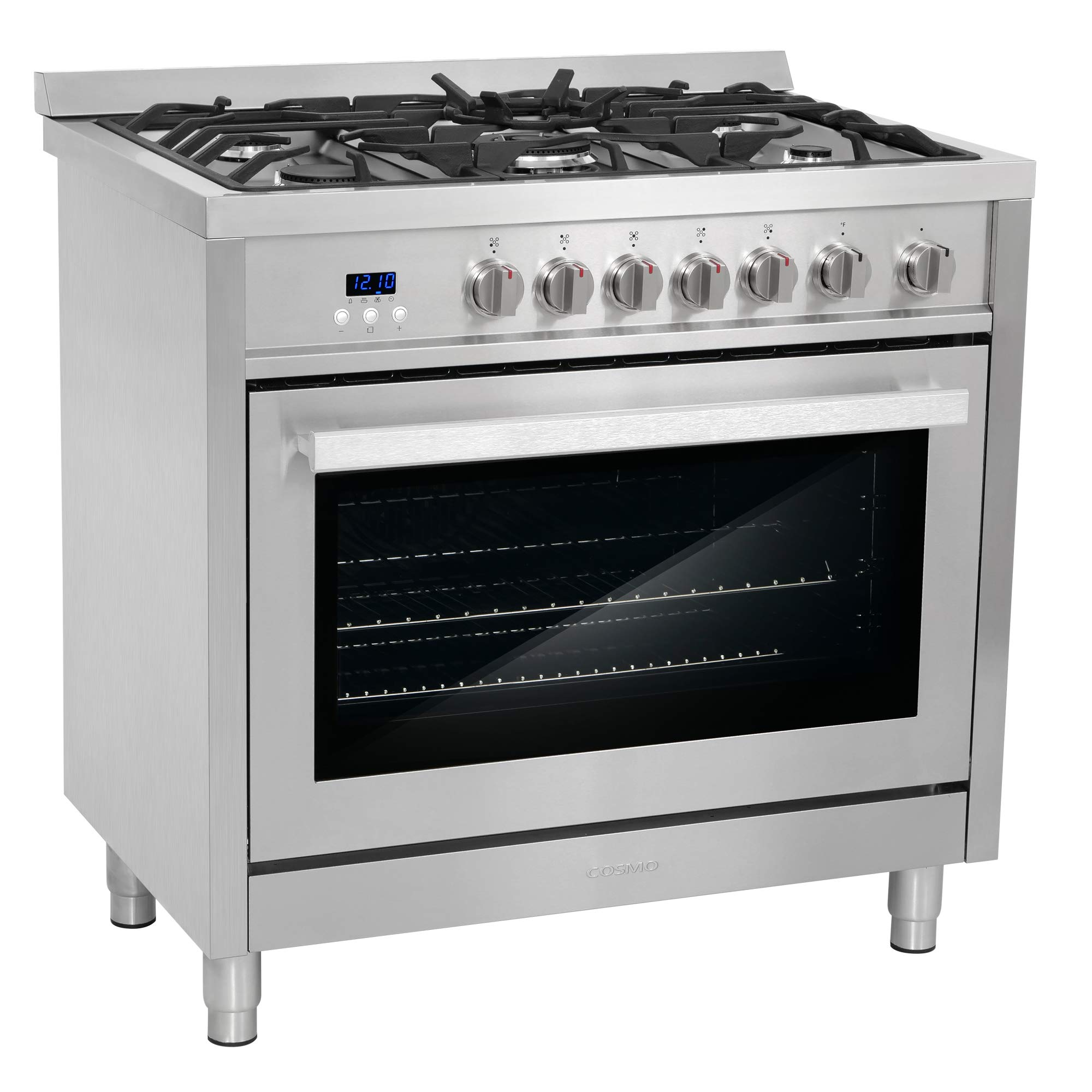36 in. Gas Range with 5 Burner Cooktop