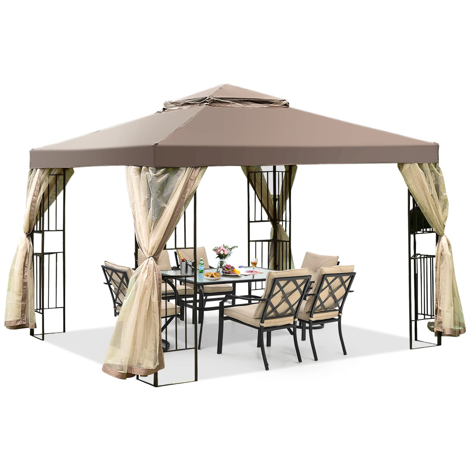 10x10 Feet Patio Gazebo