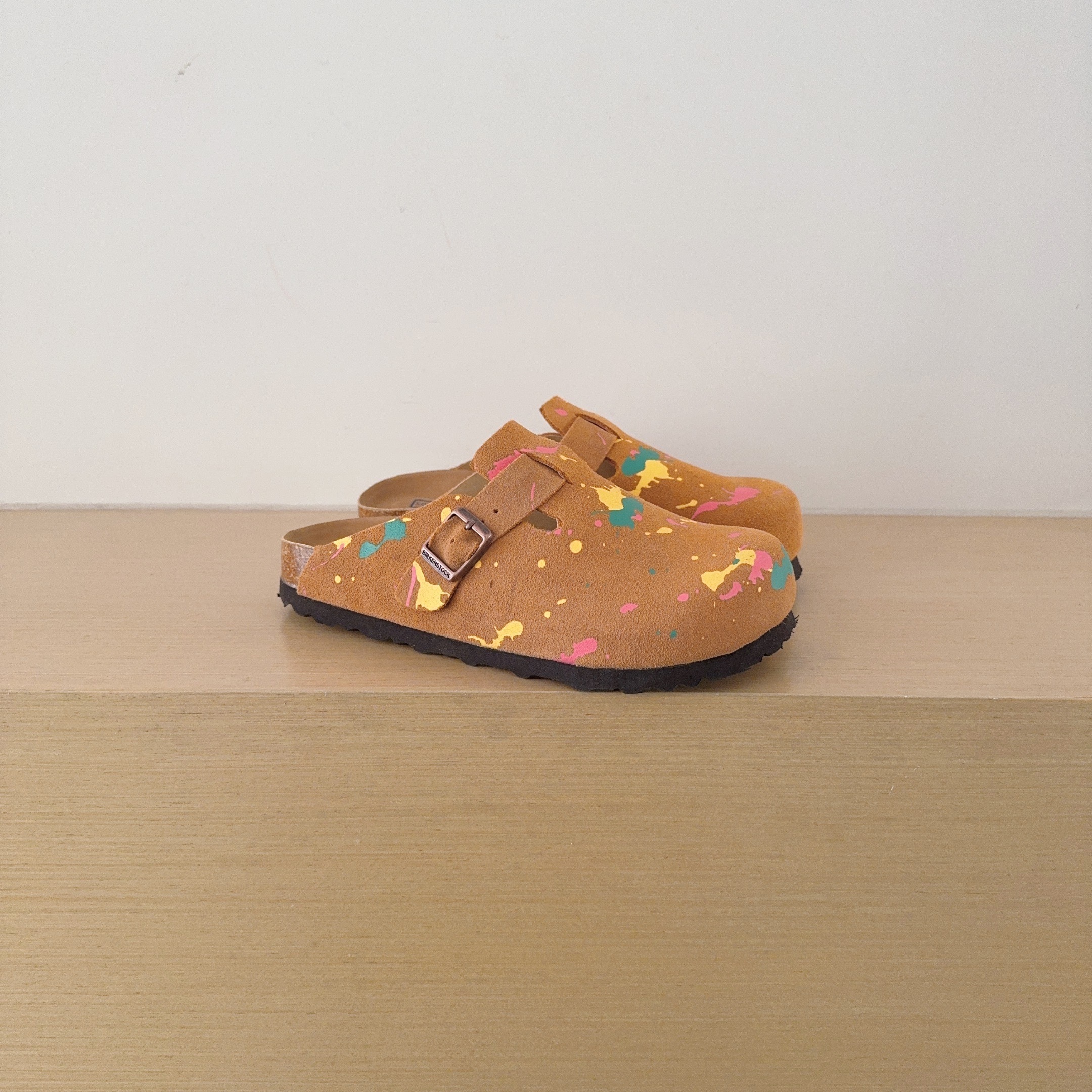 Splatter Graffiti Birken-Style Clogs