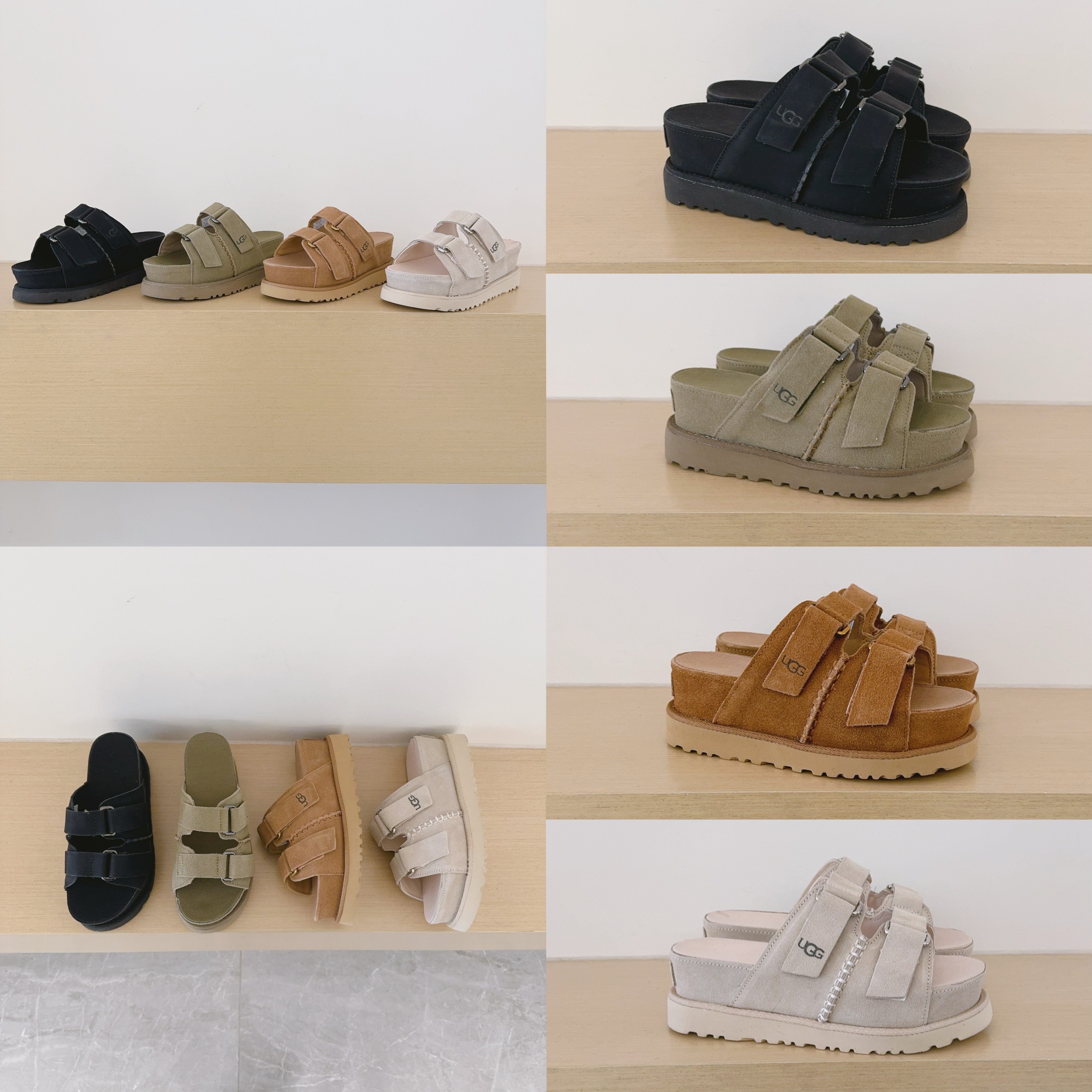 Two-Strap Slippers