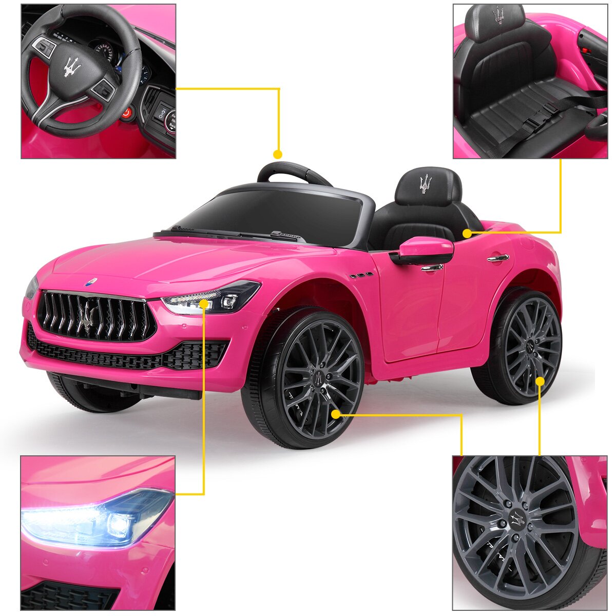 Maserati Kids Ride on Battery Powered Car and Truck