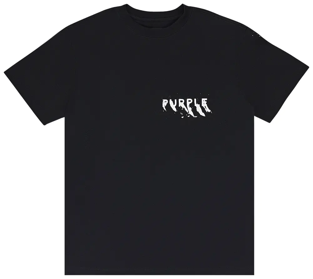 Purple Brand T-shirt Black