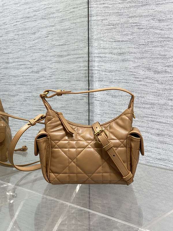 Dior D-Vibe Hobo Bag Small Gold