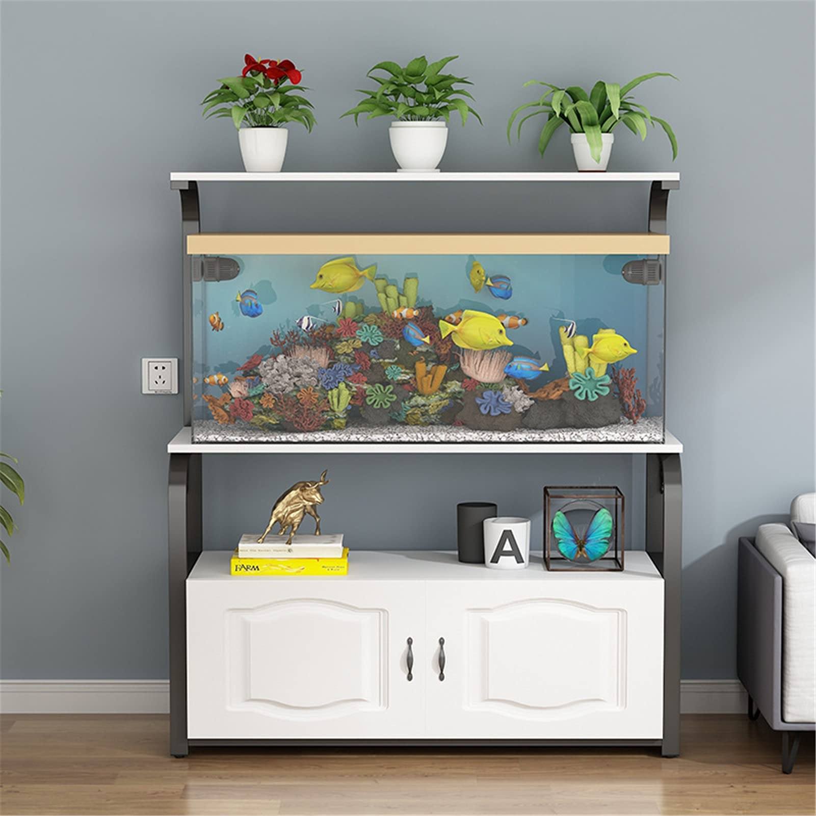 Aquarium Bracket Living Room Apartment Aquarium Grass Fish Tank