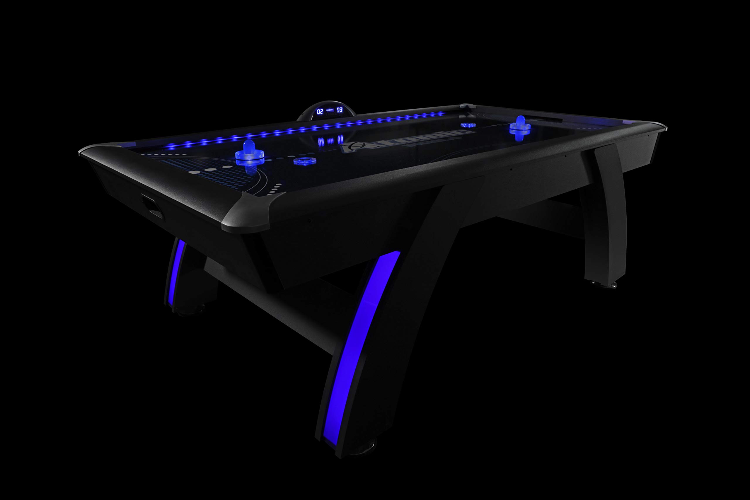 7.5 ft LED Light UP Arcade Air Powered Hockey Tables - Includes