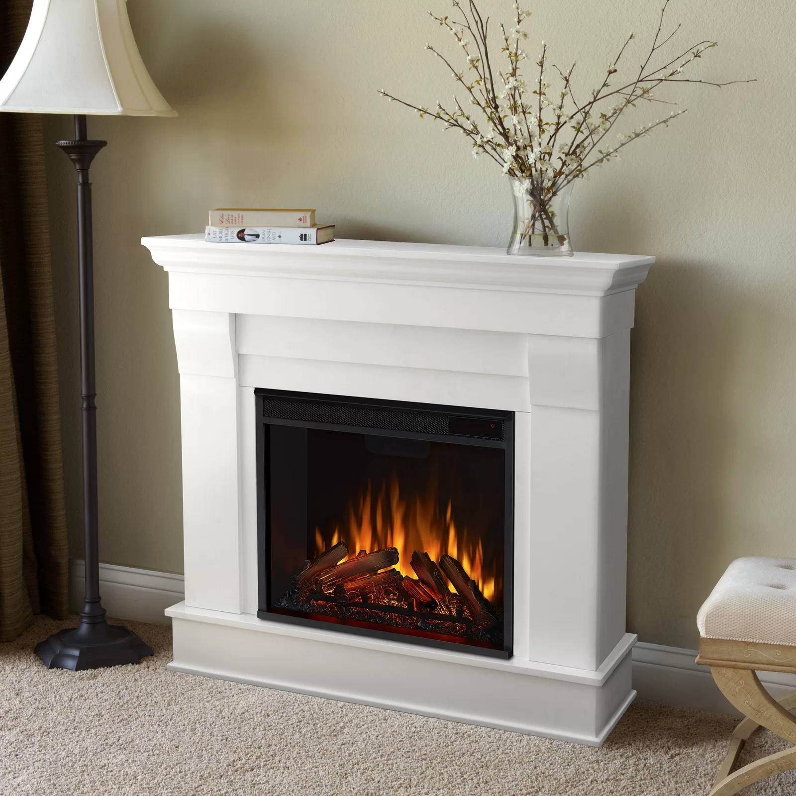 Chateau 40.94'' W Electric Fireplace