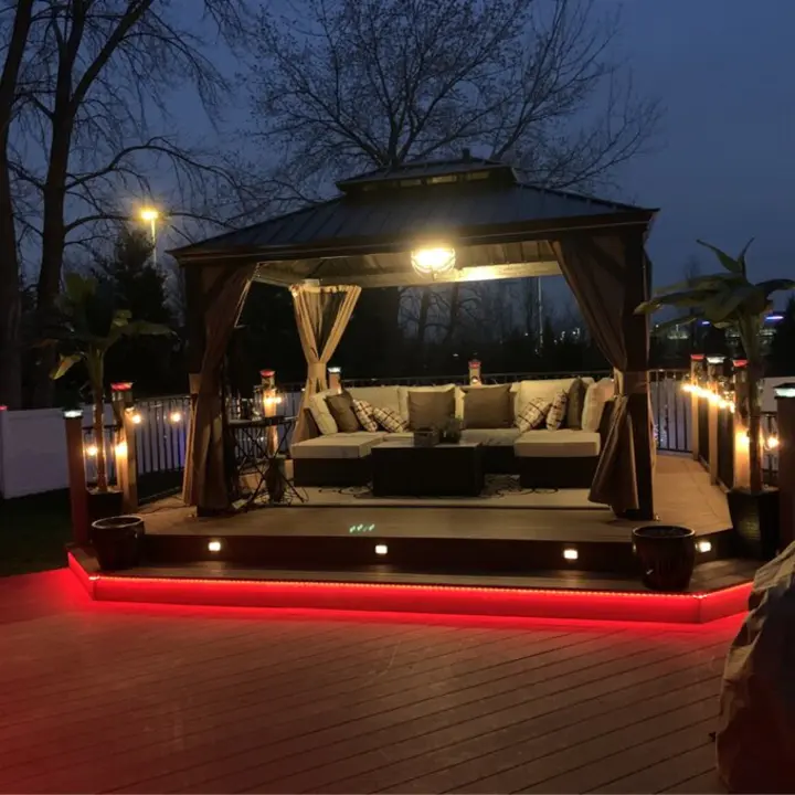 12 Ft. W x 10 FT. D Aluminum Patio Gazebo