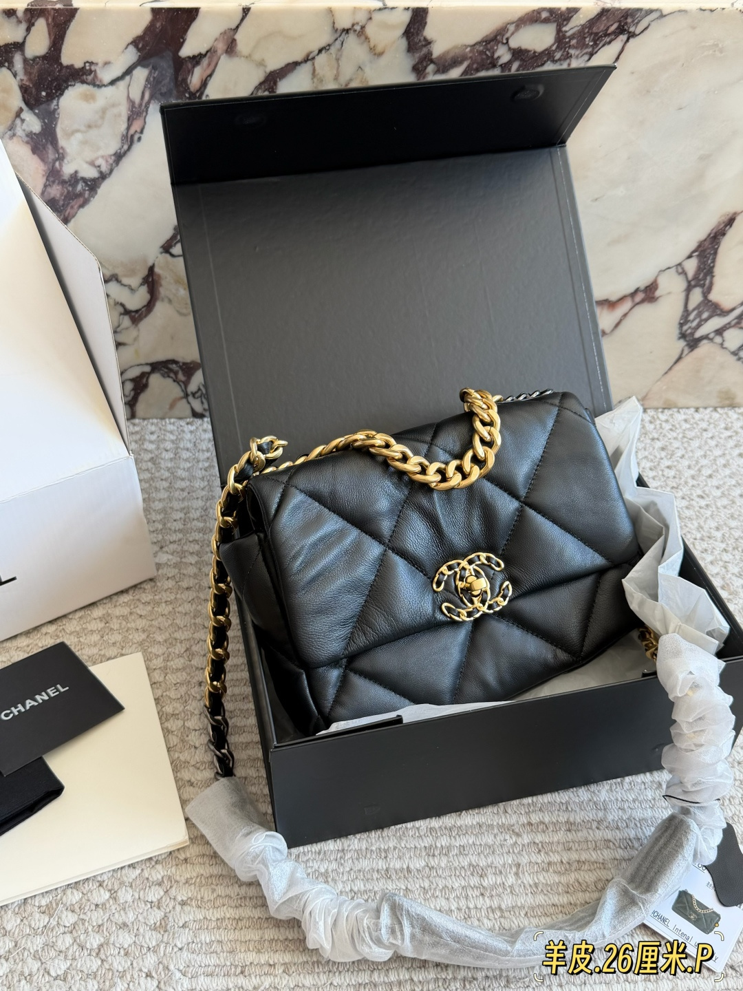 Chanel 19 Bag Leather