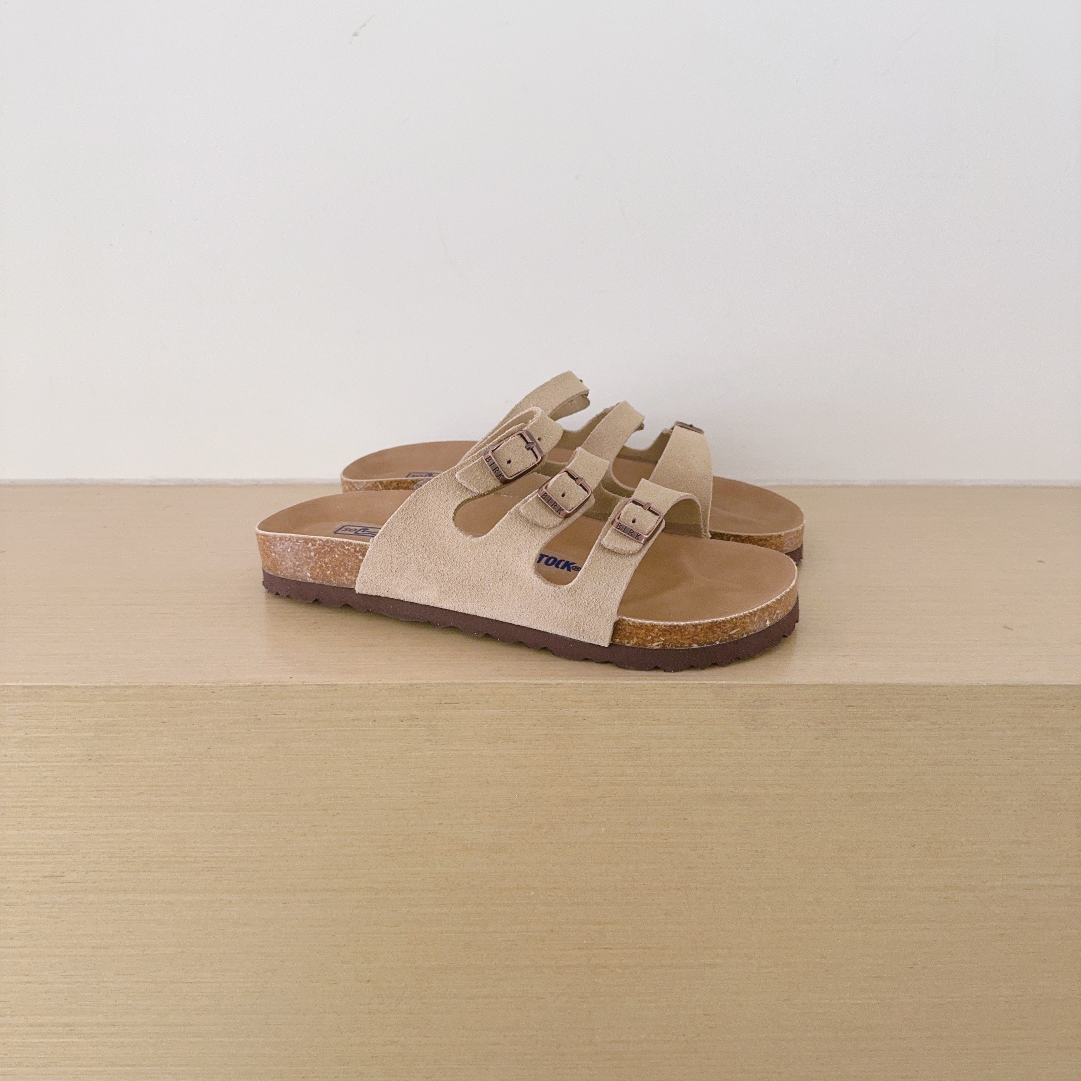 Birken-Style Three-Strap Sandals