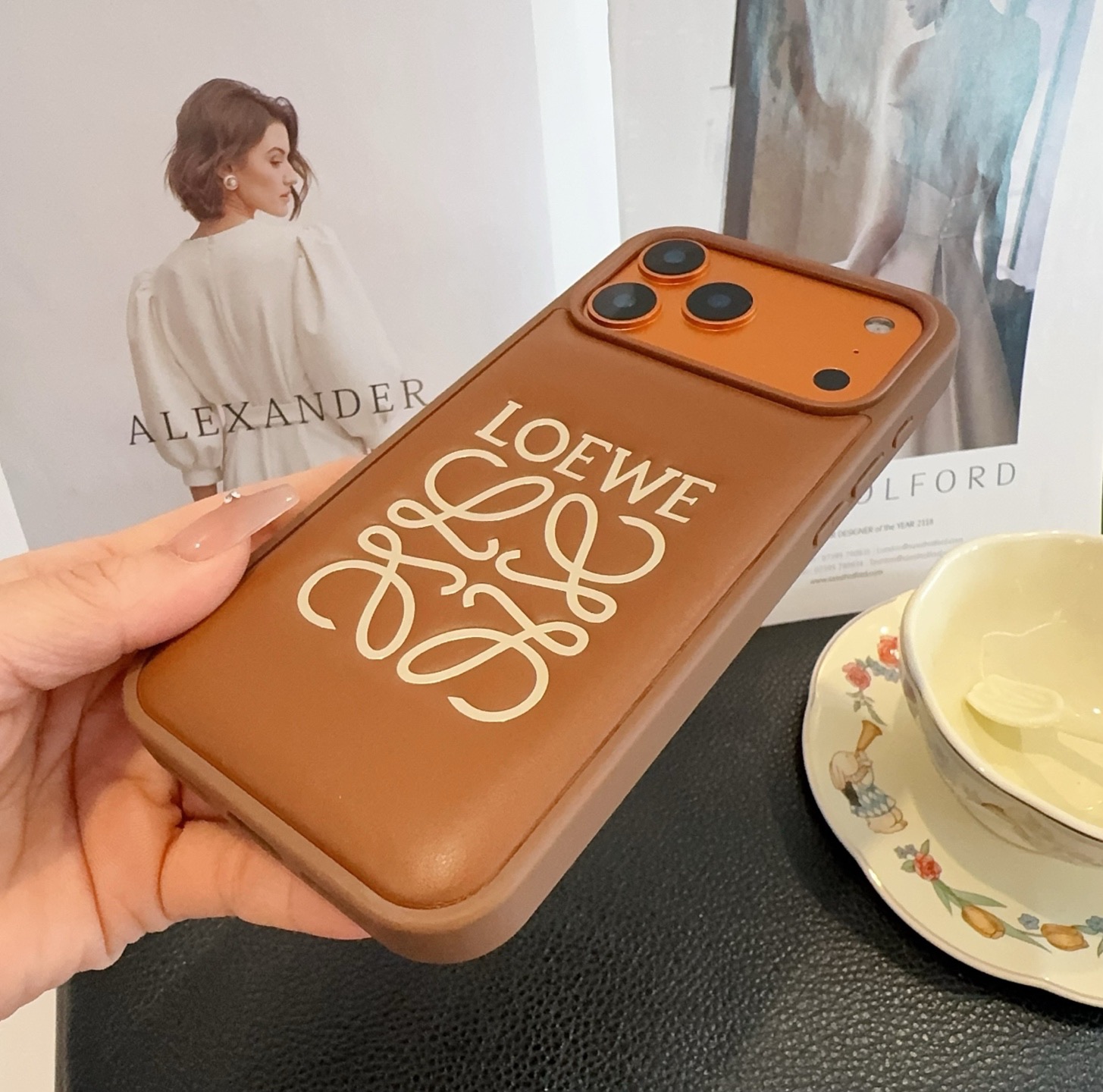 Loewe Hot Stamping Full-Cover Phone Case