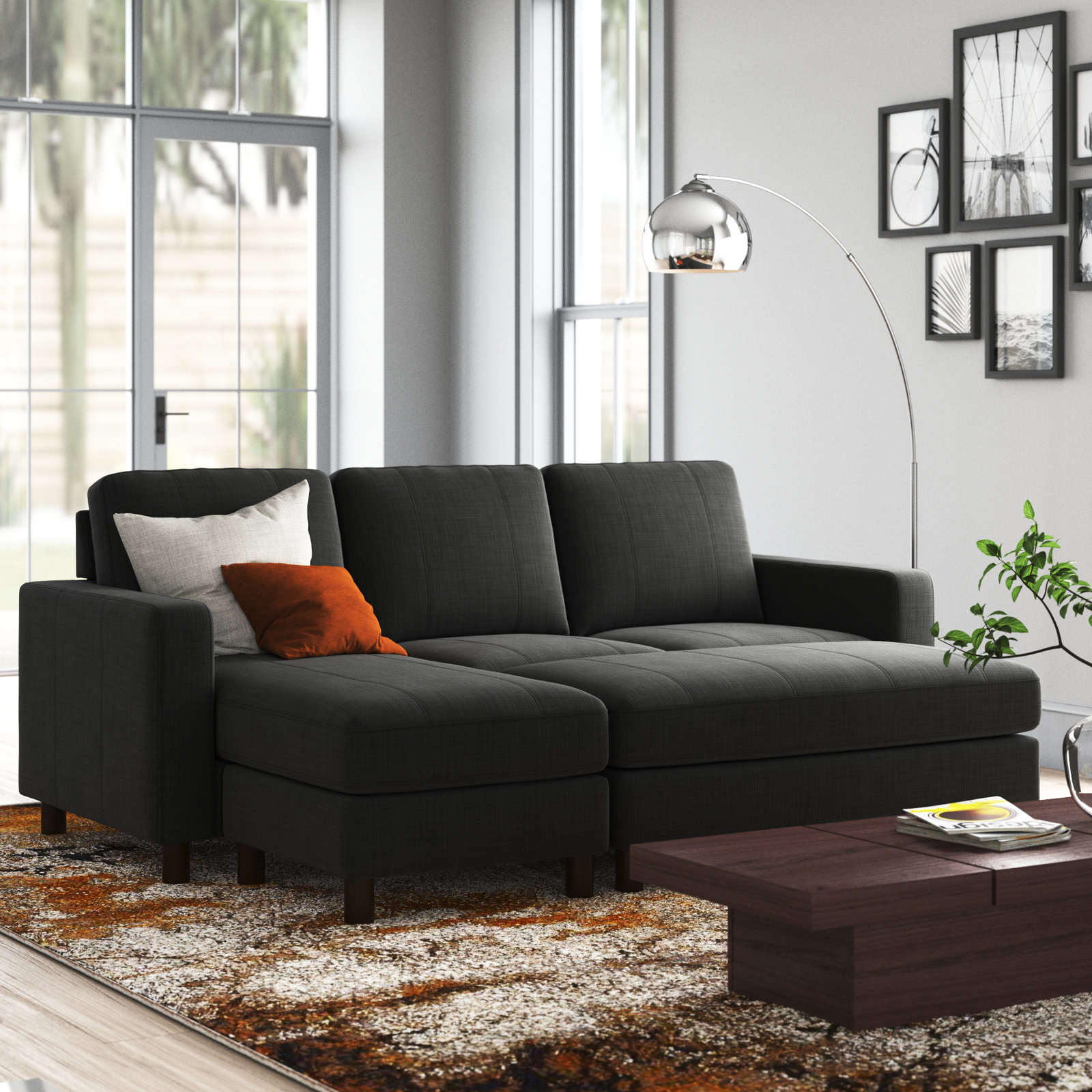Barlett 2 - Piece Upholstered Chaise Sectional