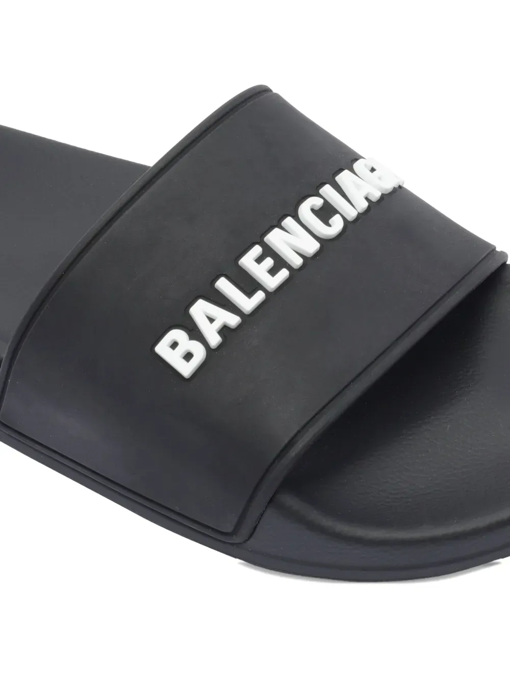 Balenciaga logo-embossed pool slides - ogsneaker