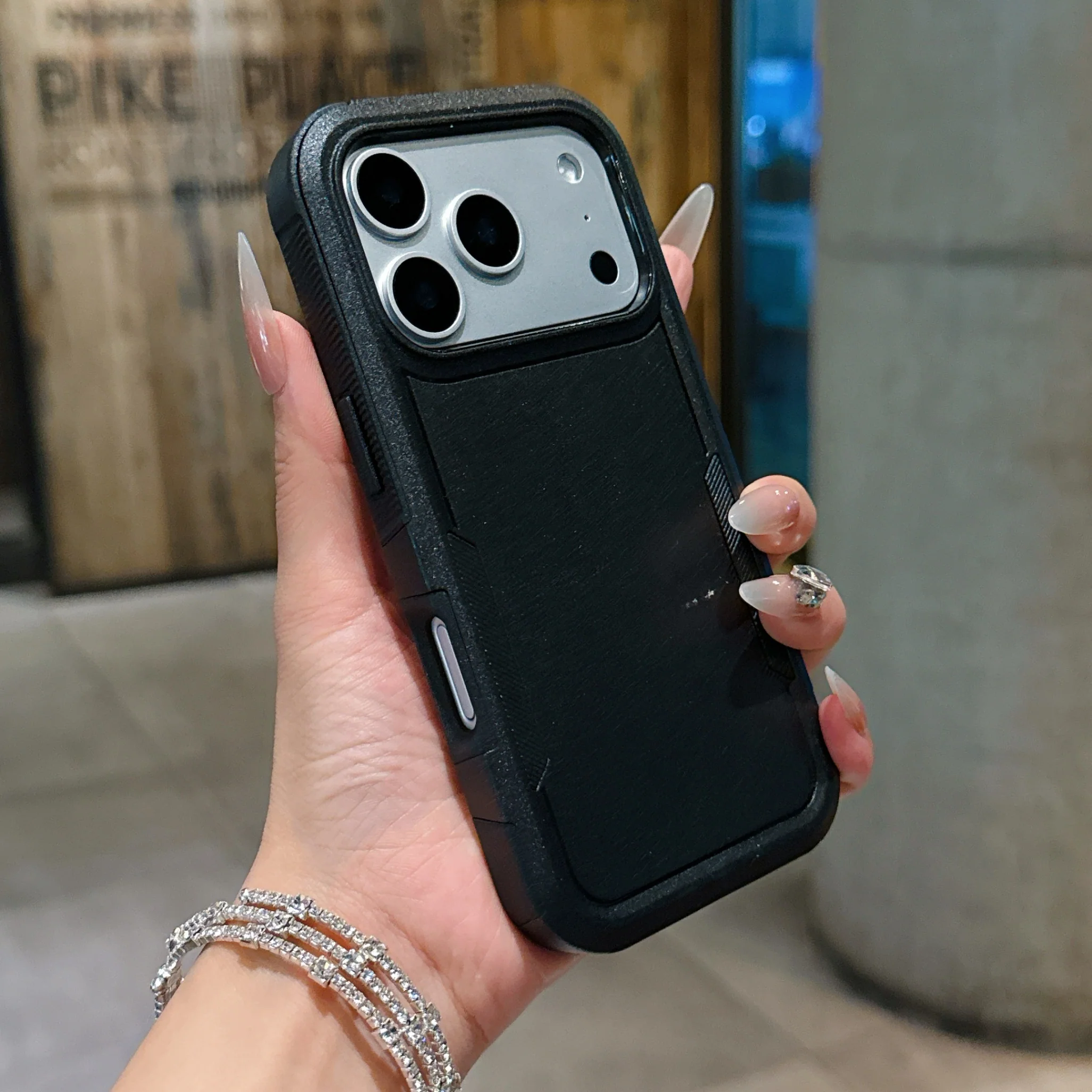 iPhone 17 Pro Max Protective Case Shockproof - back view