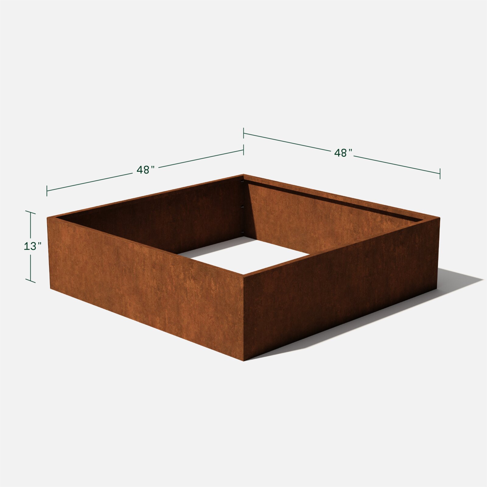 Metallic Series Corten Steel Raised Garden Bed