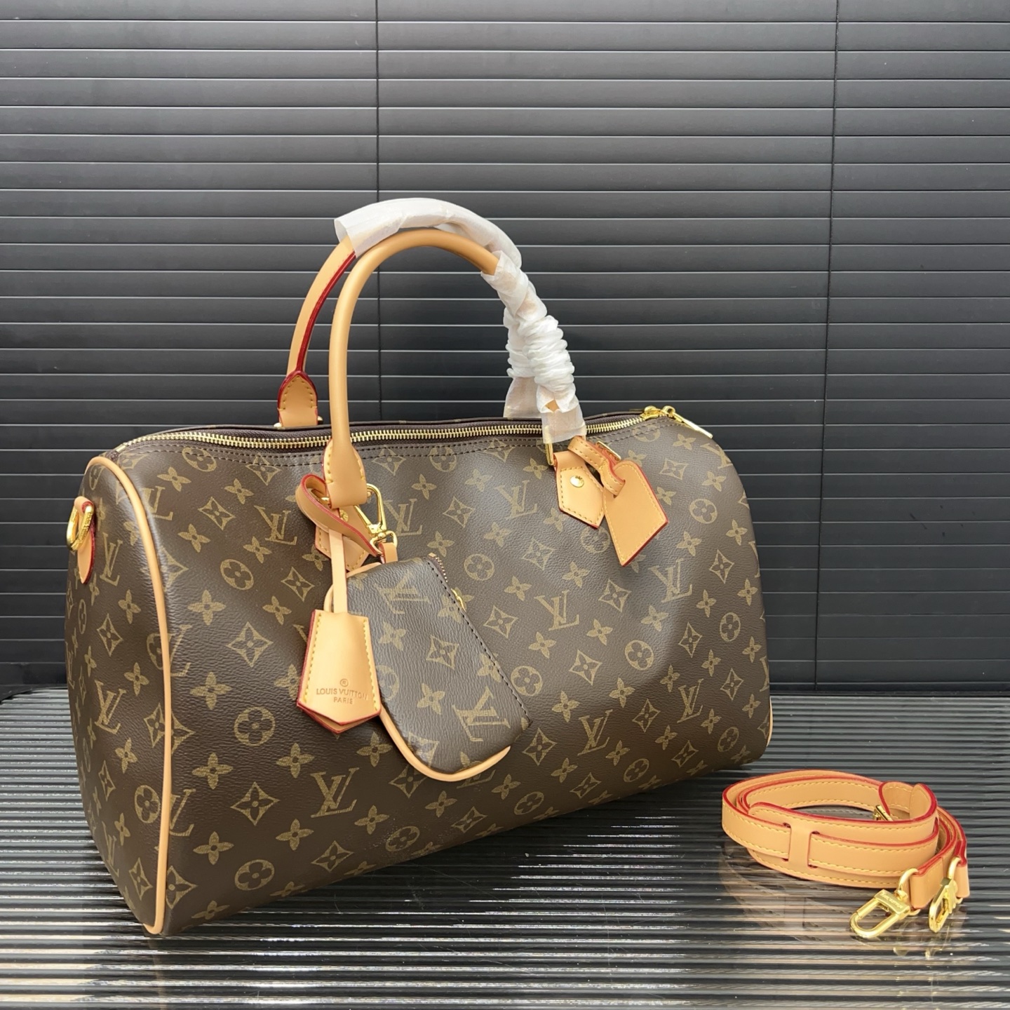 LV Louis Vuitton Speedy 40 Travel Bag Pillow Case shoulder bag