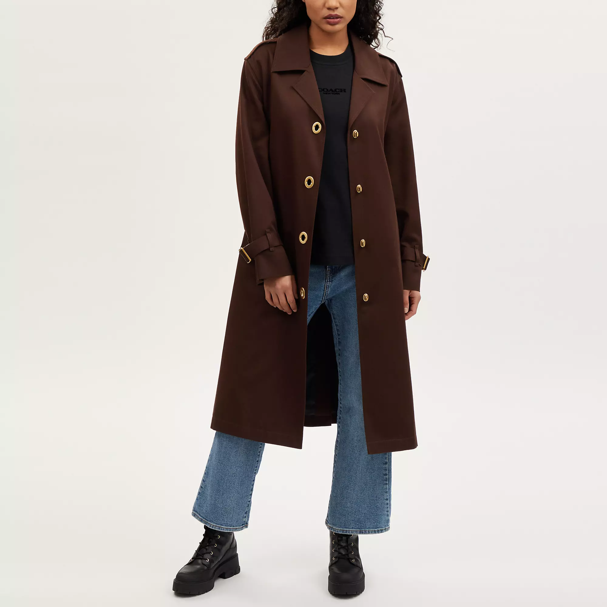 Outlet Turnlock Trench With Signature Details