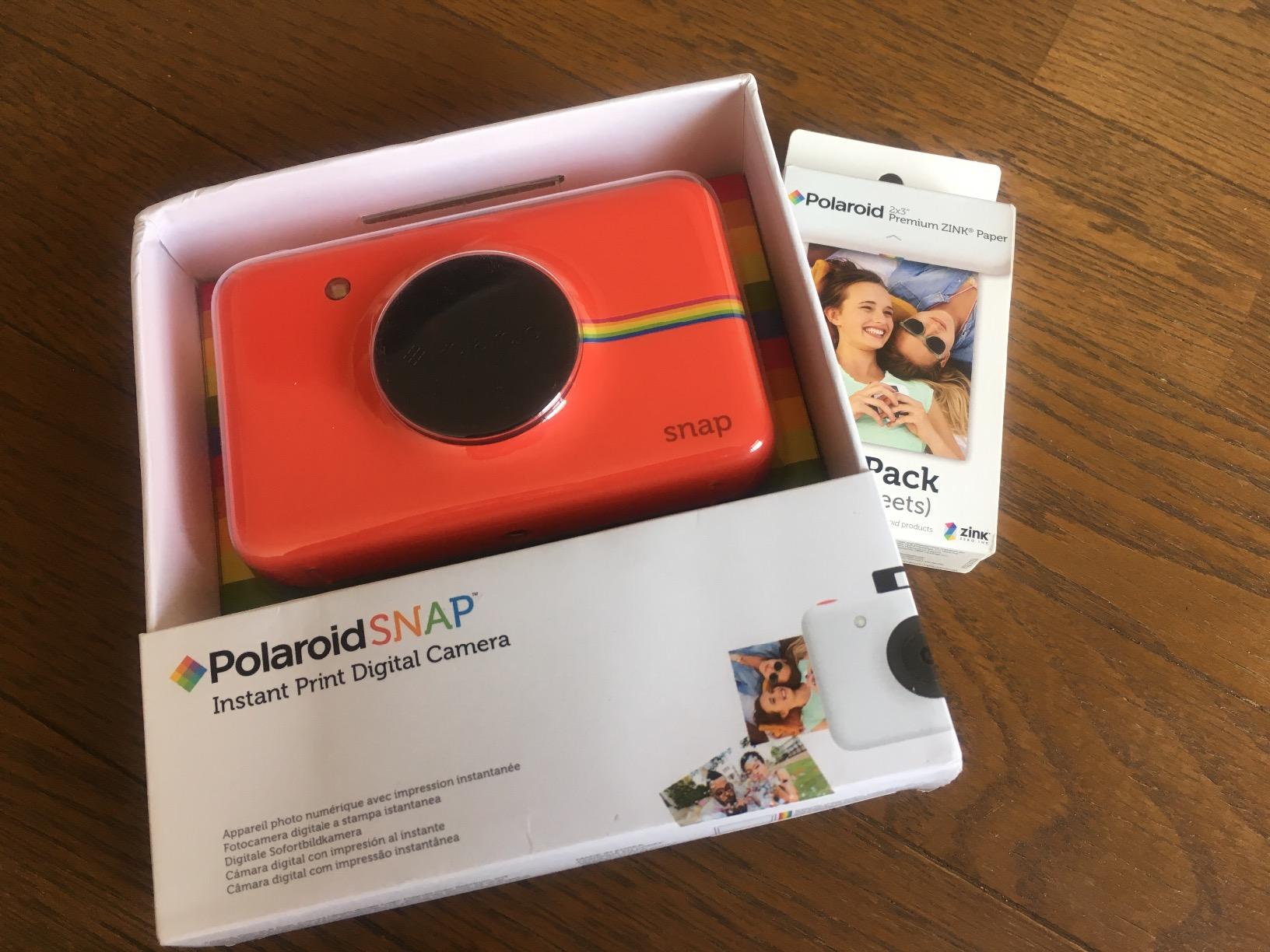 Zink Polaroid Snap Instant Camera with ZINK Zero Ink Printing