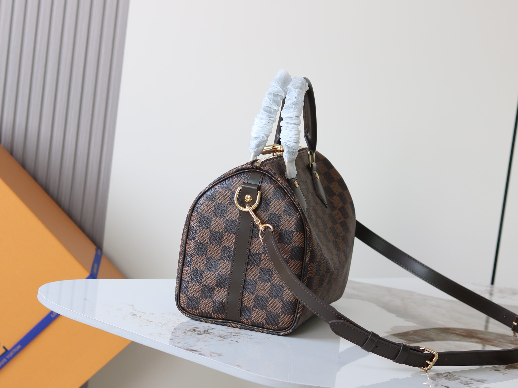 Louis Vuitton Speedy Bandoulière Damier Ebene Handbag