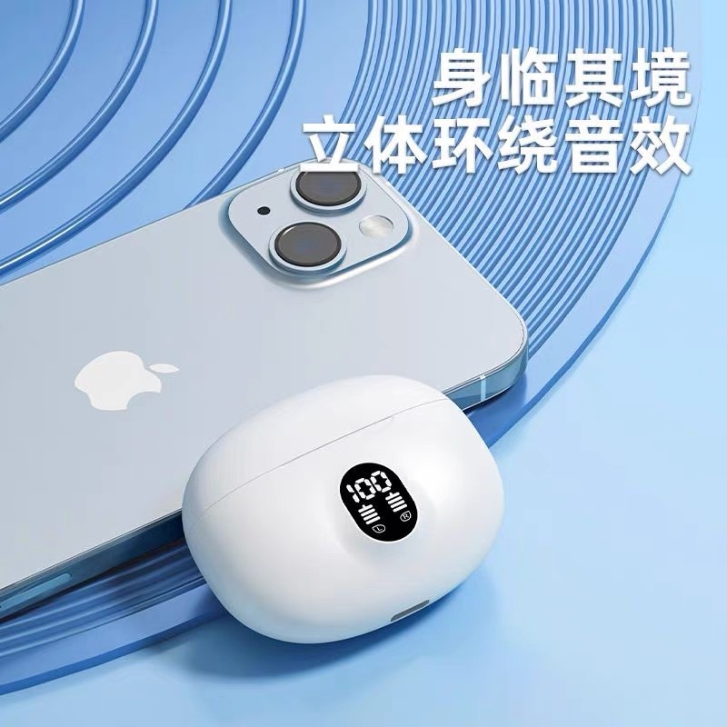 Wireless Earphones Bluetooth Earphone - back view