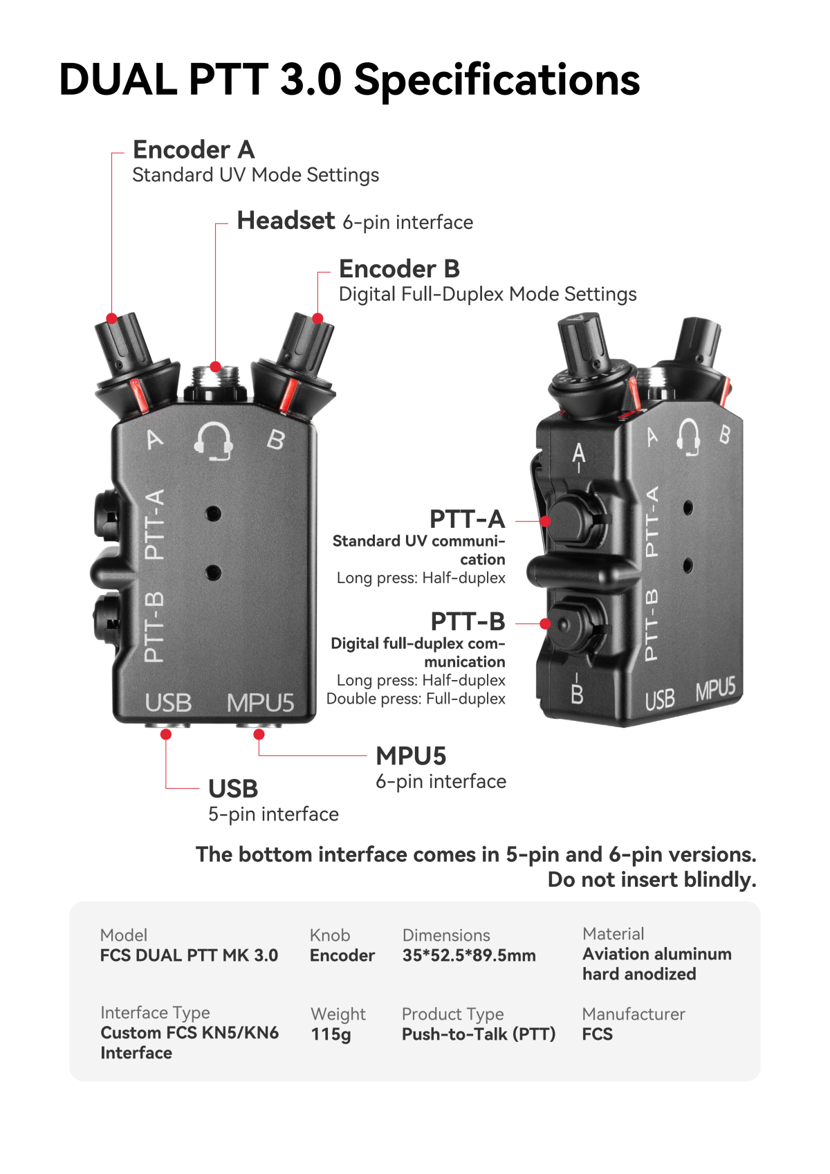 FCS MPU5 Radio - cootac