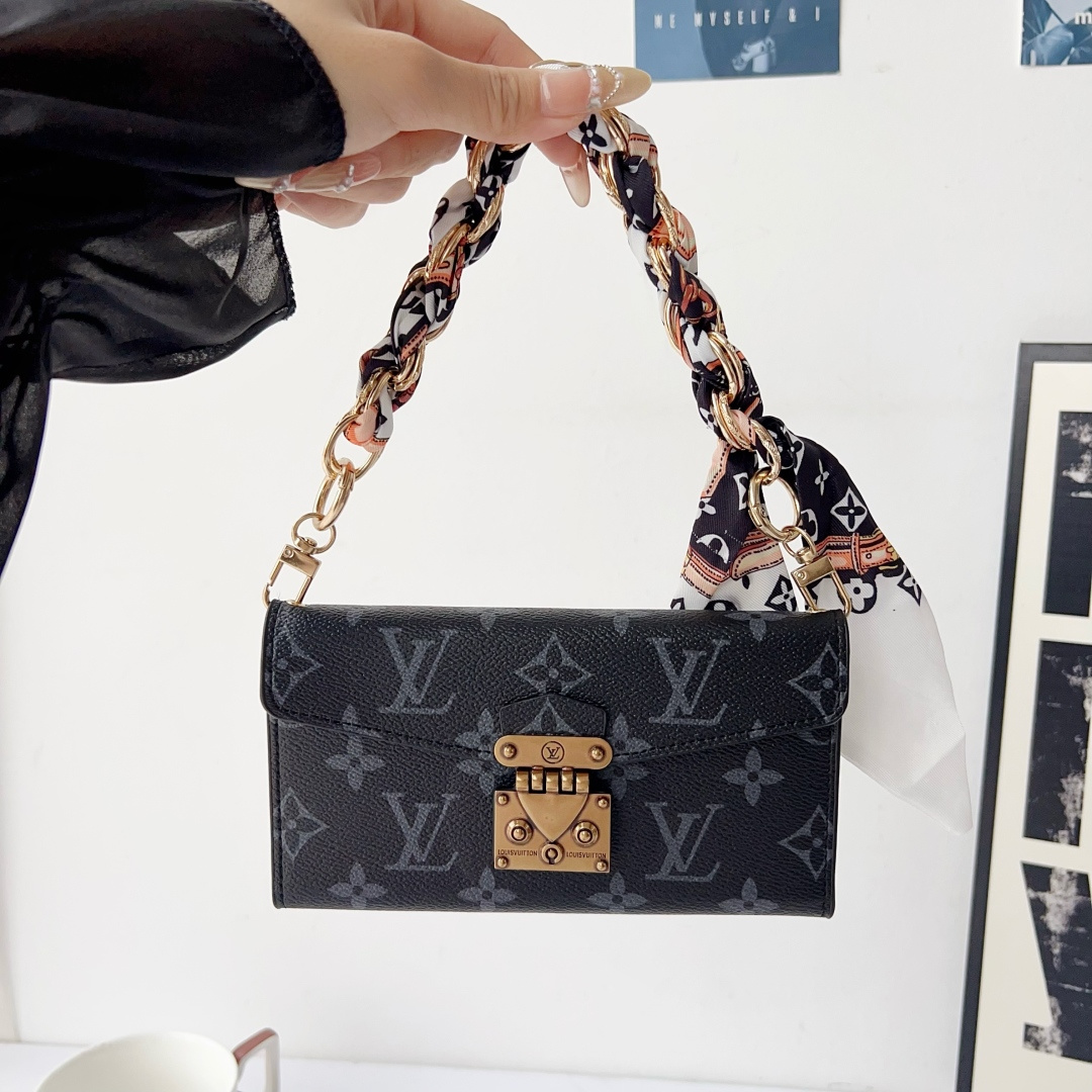 Louis Vuitton & Gucci Luxury Monogram Wallet Crossbody Phone Purse Case