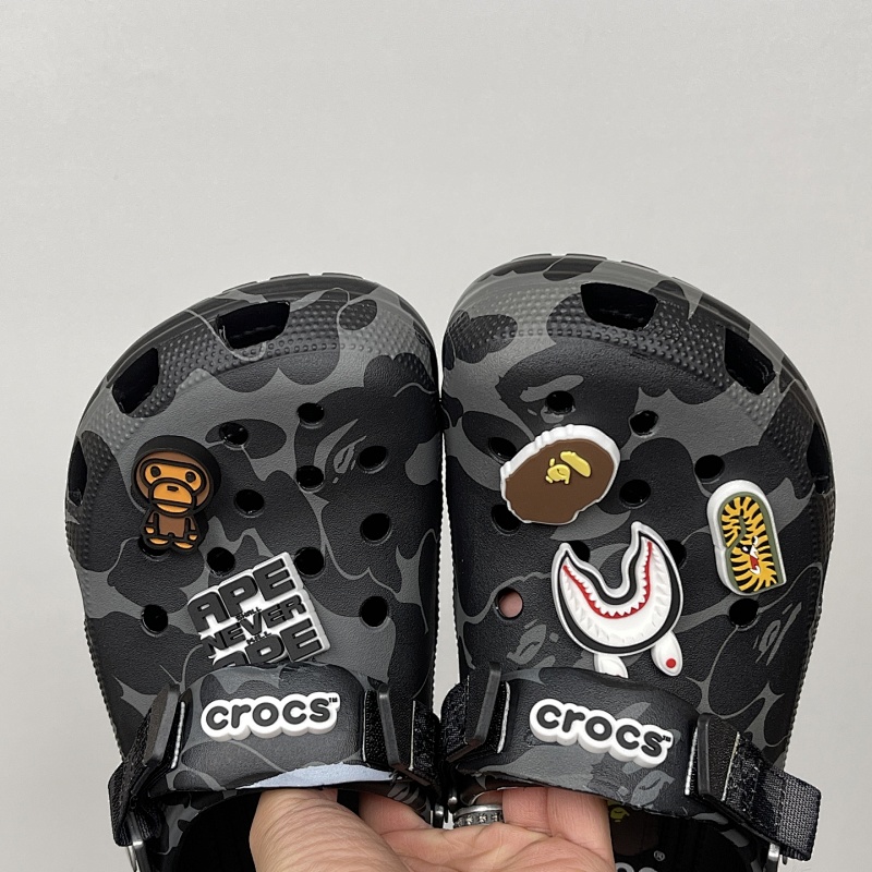 Crocs x BAPE Clog - Black Camo - Premium Edition
