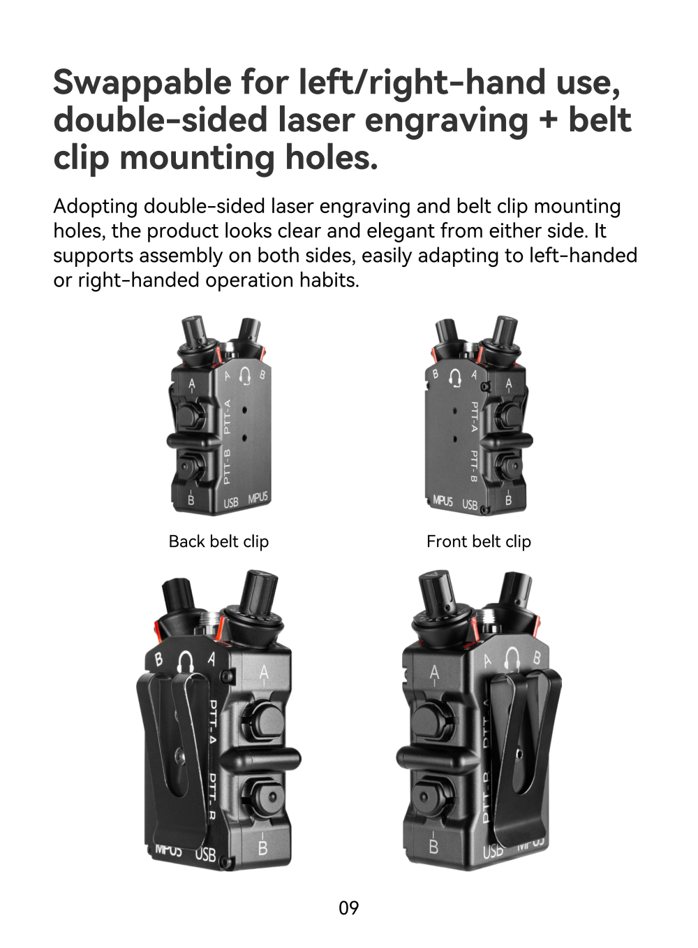 FCS MPU5 DUAL Tactical Headset Dual-Channel PTT-2026 Verson - cootac