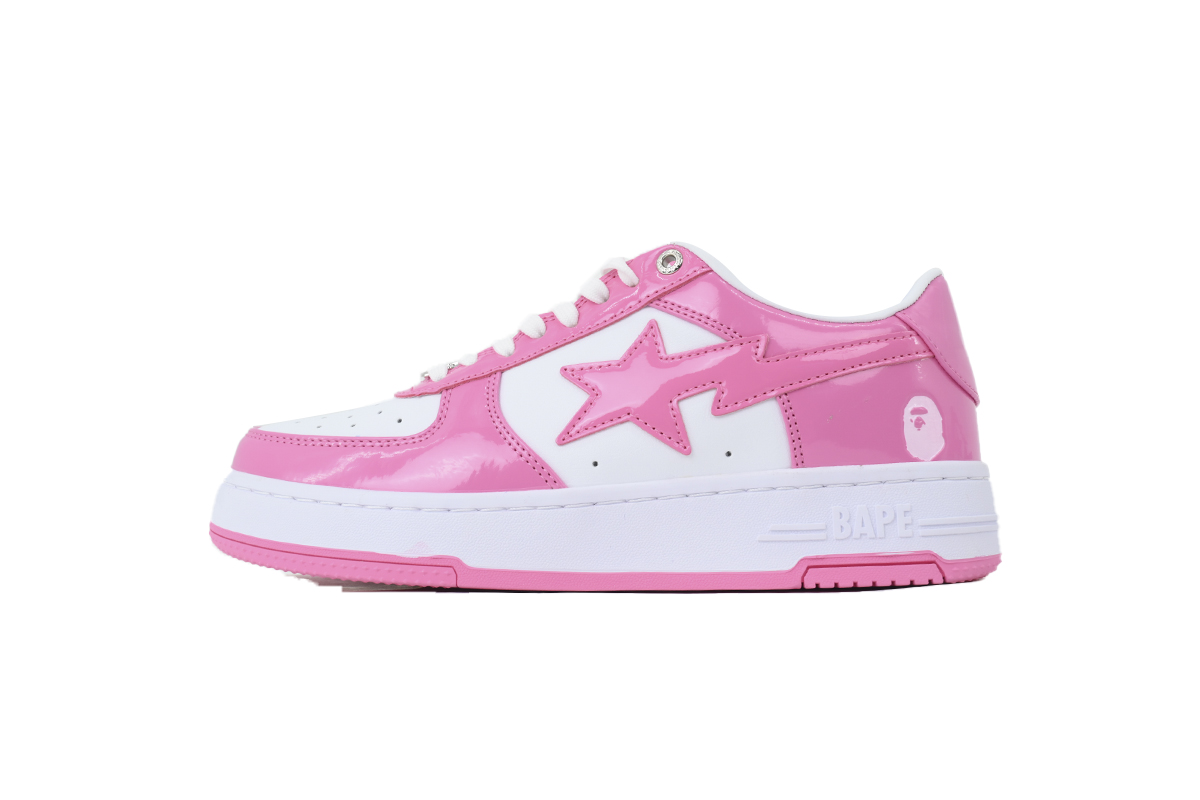 BATHING APE Peach Red White OXZ-SHMX30-491P