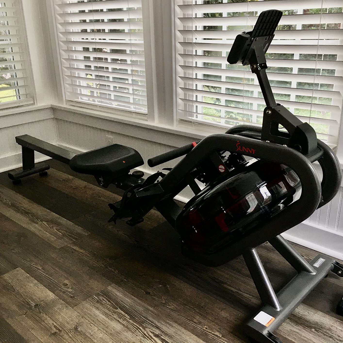 Sunny Health & Fitness Phantom Hydro Water Rowing Machine