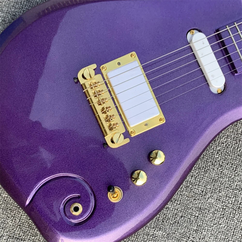 Cloud Prince Alien Electric Guitar Professional Play Beginners Neck Purple Top