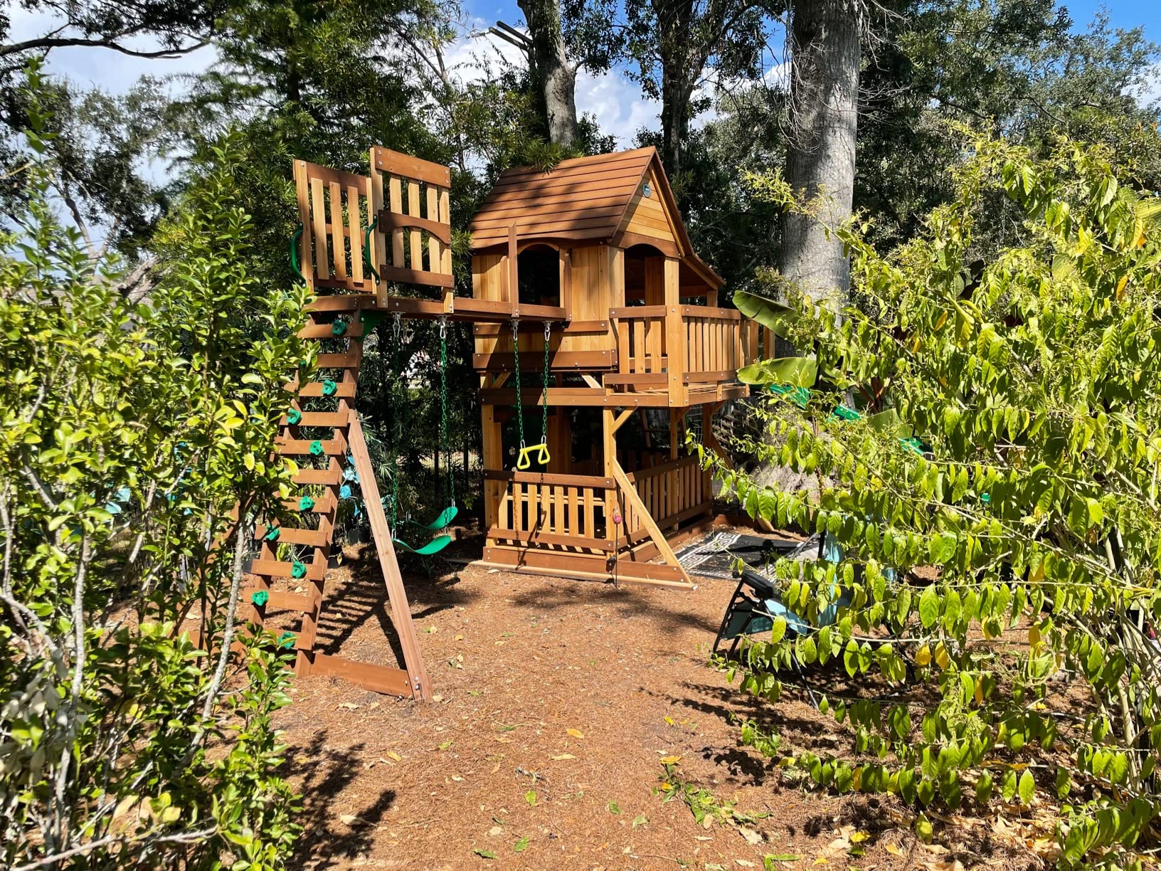 Woodridge Elite All Cedar Wood Swing Set