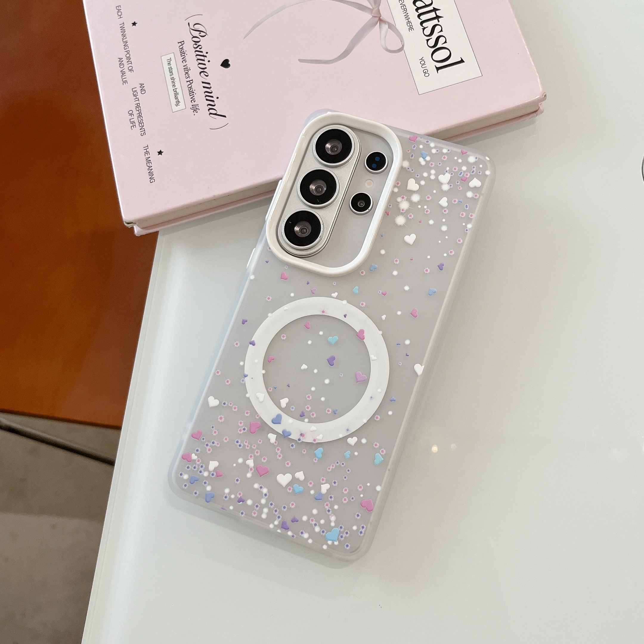 Galaxy A25 Protective Case Magnetic - back view