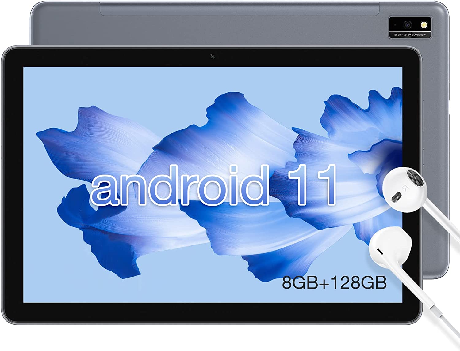 Gaming Tablet, Android Tablet with 8GB+128GB, 5G WiFi