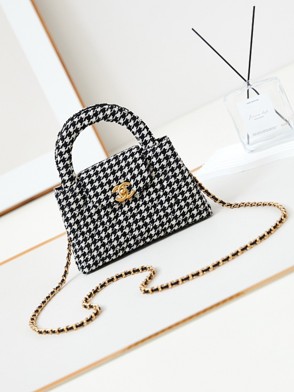 Chanel AS4416 Houndstooth Kelly Bag