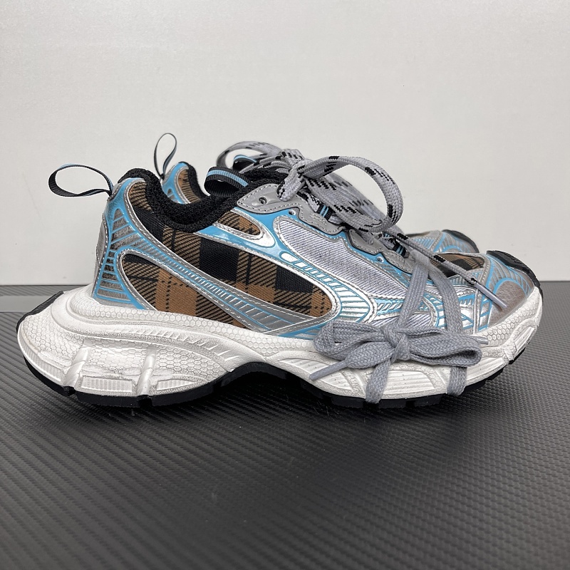 Balenciaga 3XL Fabric Silver Sneakers