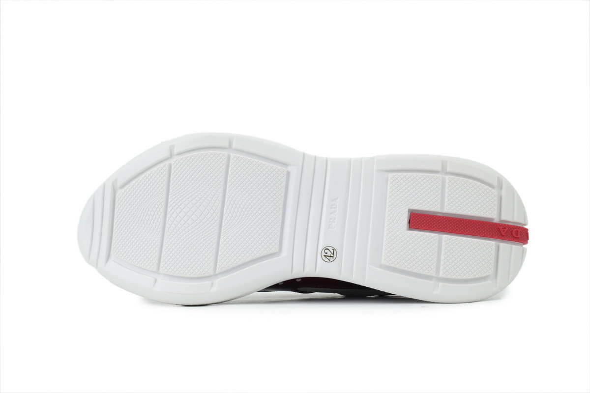 Prada America's Cup Sneakers Wine Red