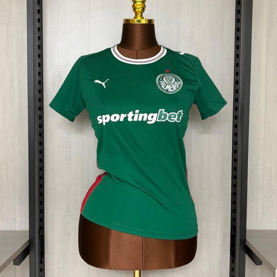 Female Palmeiras 26/27 Home Jersey S-XXL
