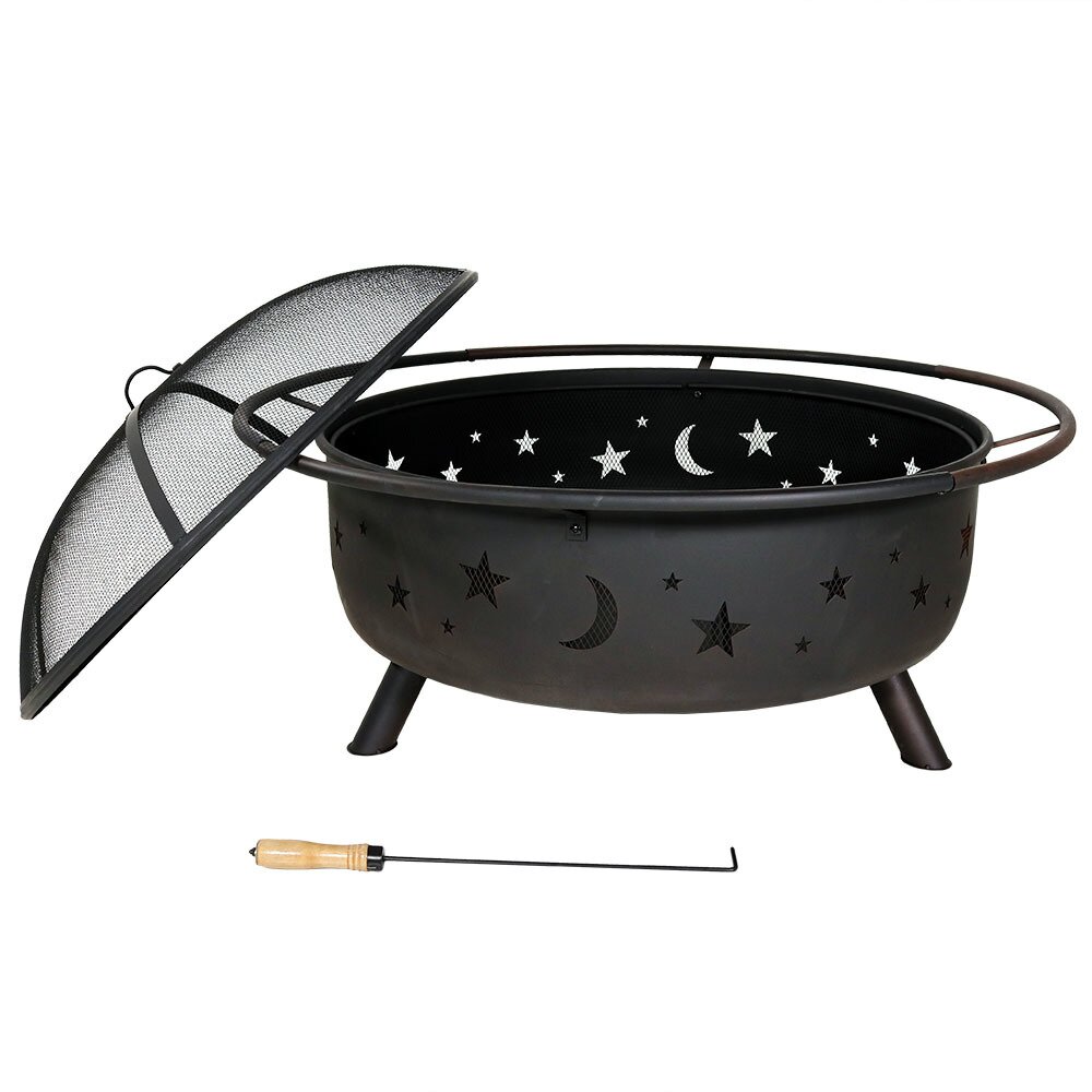 Gustafson 23'' H x 42'' W Steel Wood Burning Fire Pit
