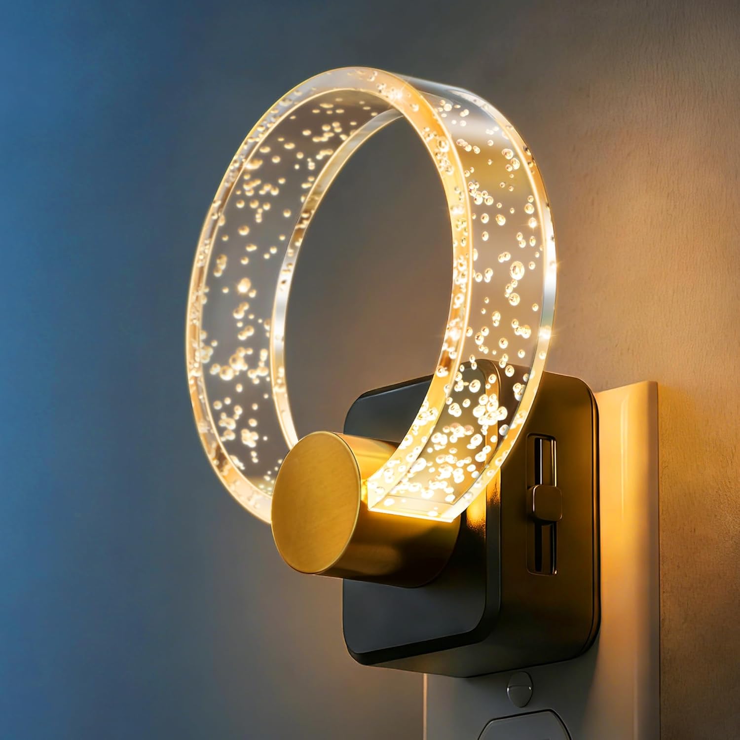 LED Night Light, Decorative Night Light Plug Into Wall with Dusk-to-Dawn Sensor