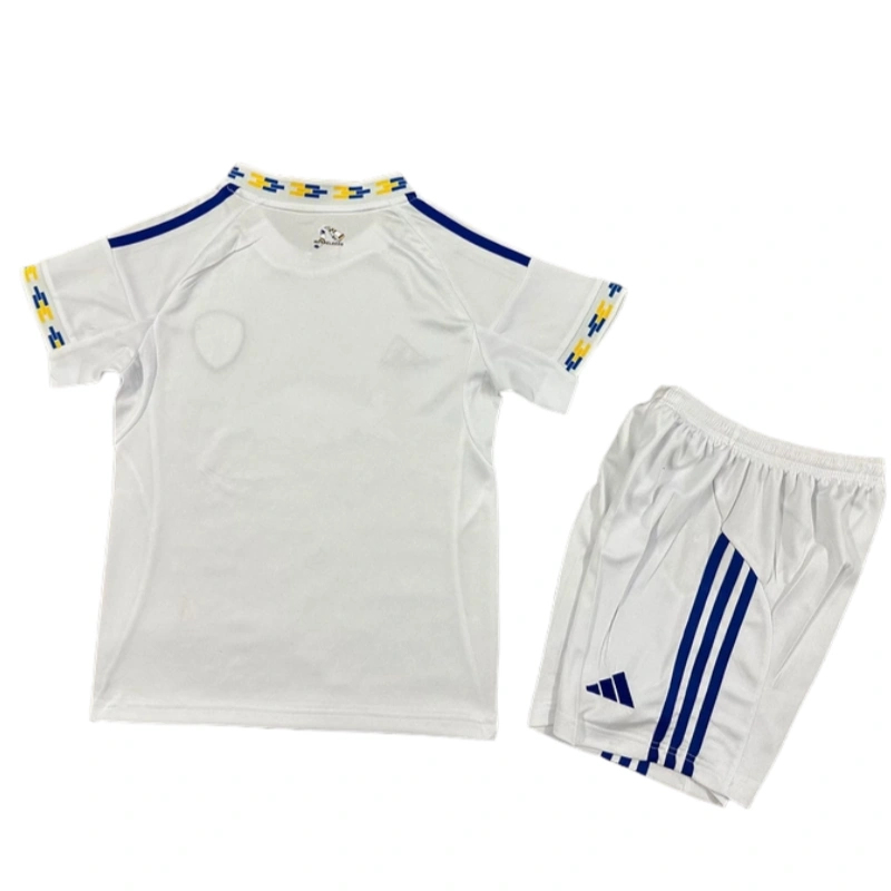 2025/26 Leeds United Football Club Adidas Home Soccer Jersey Kids CBKJ KS