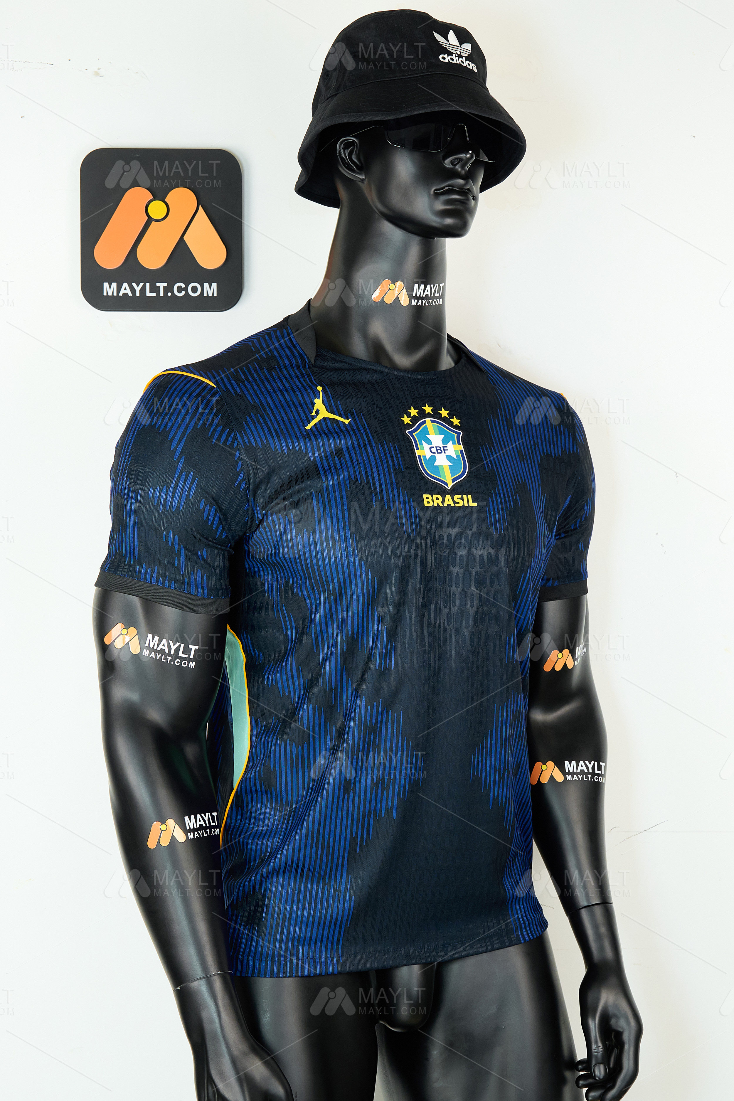 2026 Brazil Nike × Jordan Brand Away Soccer Jersey 26WC SOA MN