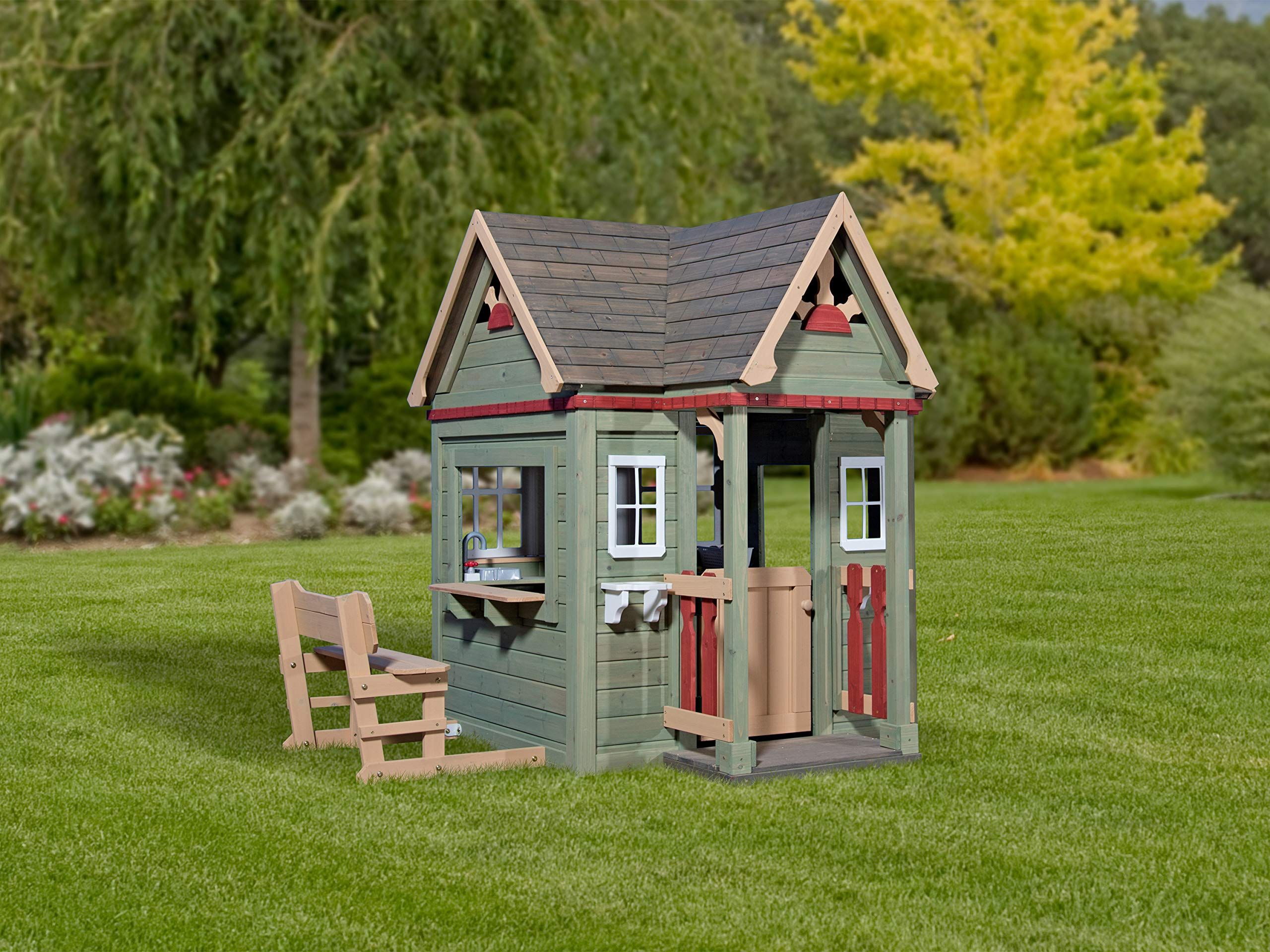 Victorian Inn All Cedar Wooden Playhouse