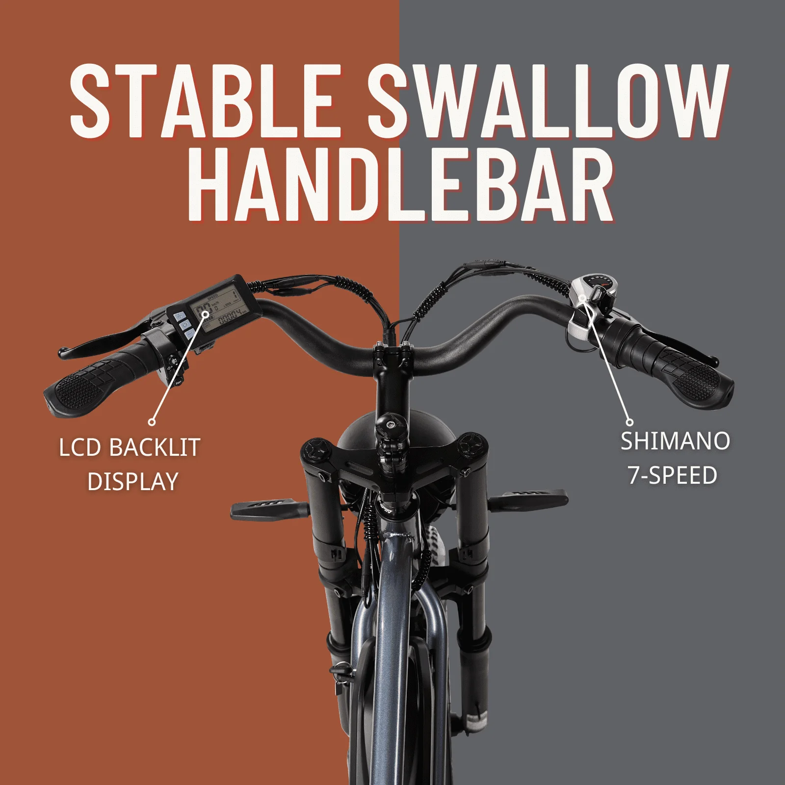 Jansno X50 20in Fat Tire Electric Bike, 750W, 48V 12.8Ah