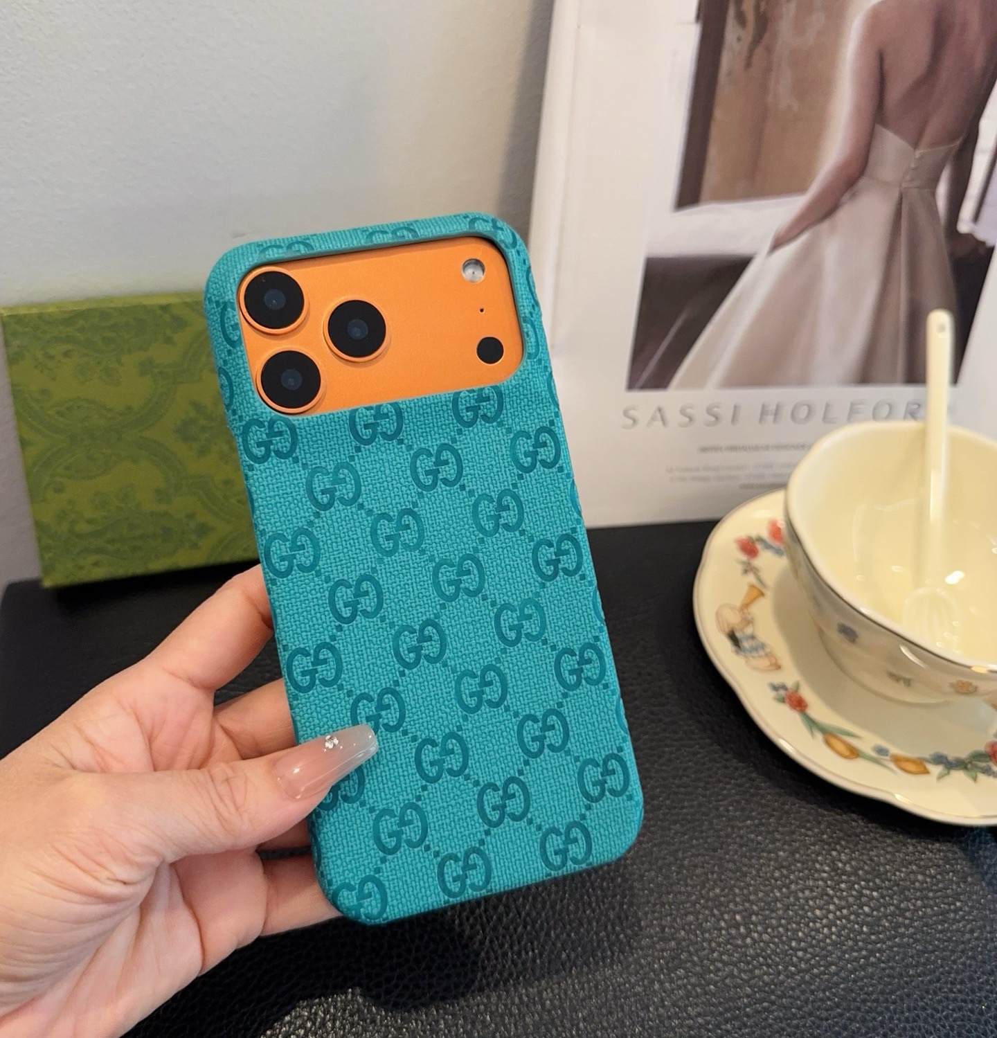 Gucci Starry Series GG Embossed iPhone Case