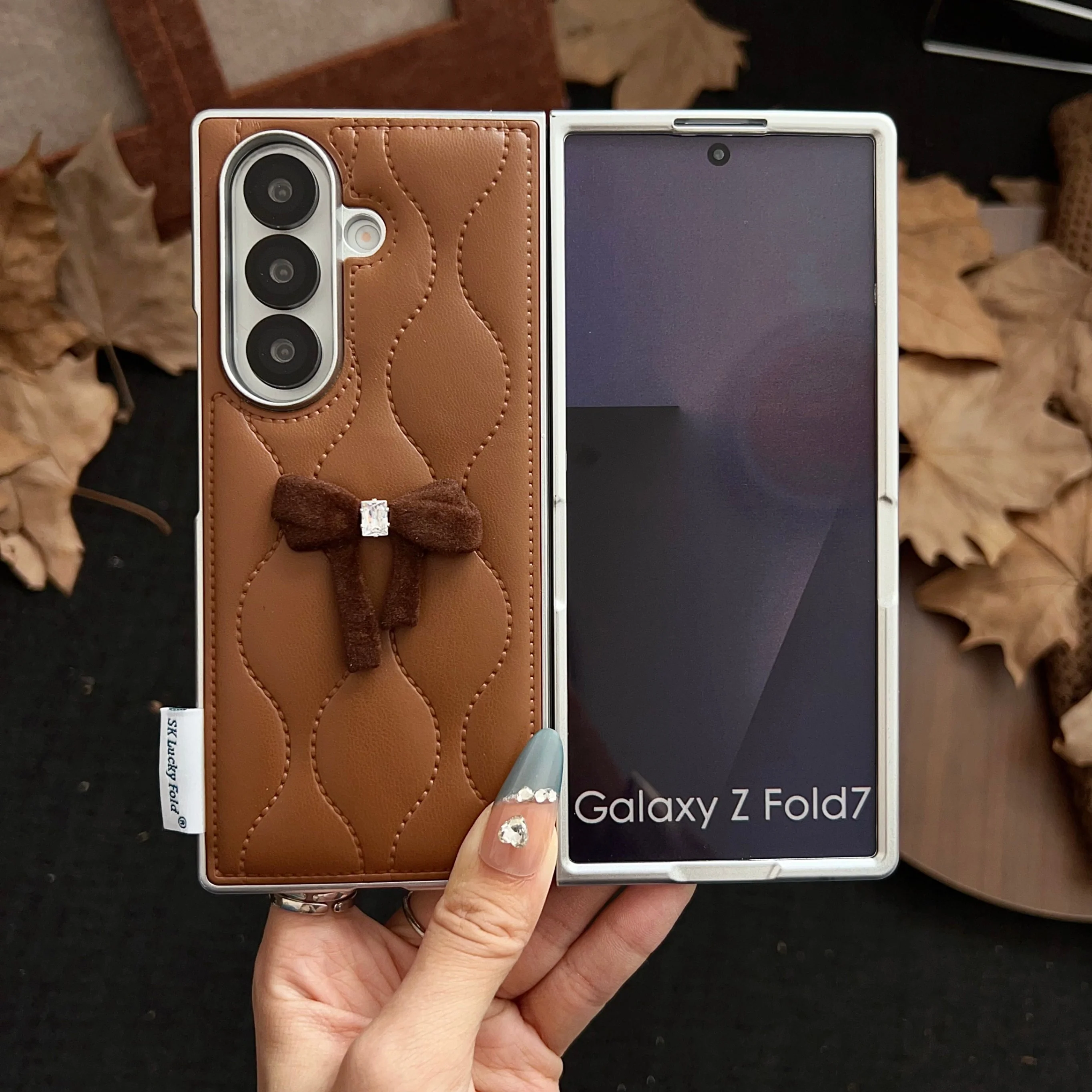 Galaxy Z Fold 7 Protective Case - back view