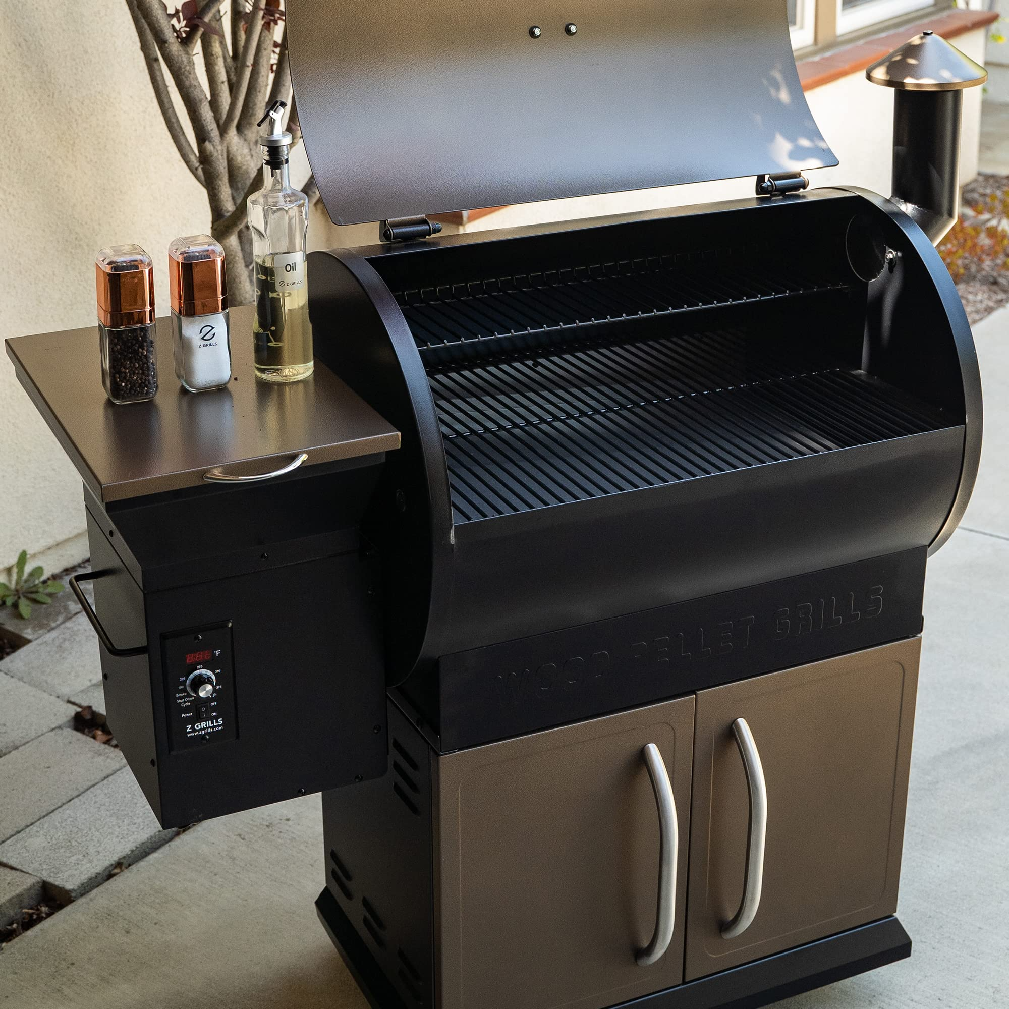 Wood Pellet Grill Smoker with Digital Controls