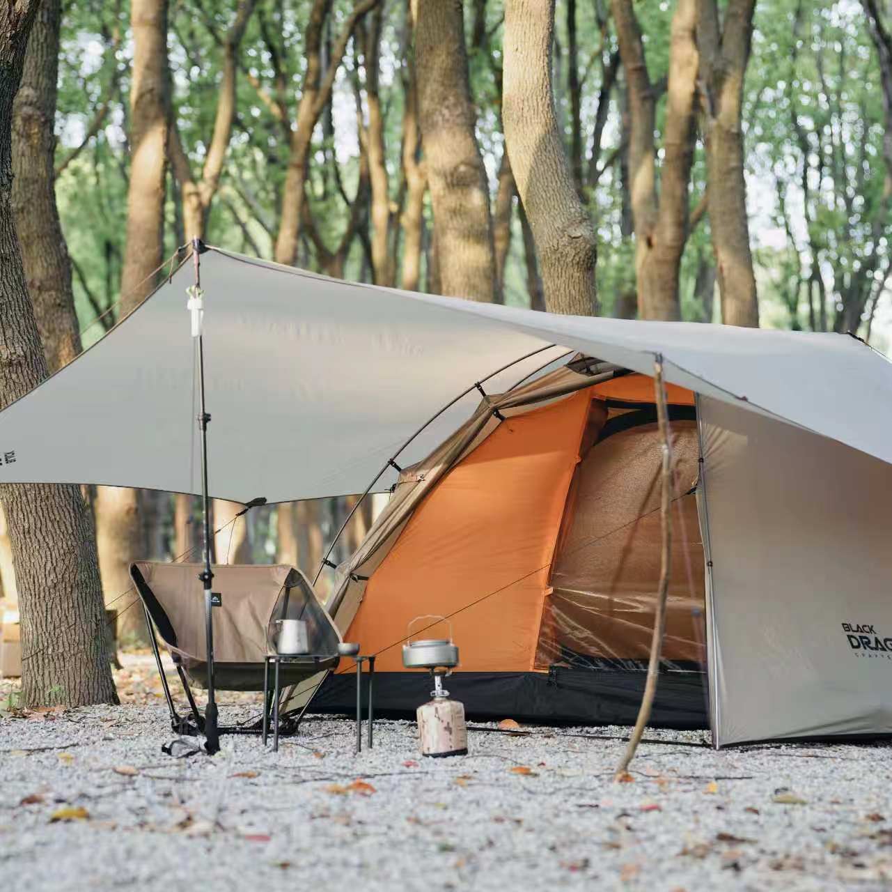 BLACK DRAGON Stars and Moon Lightweight Camping Tent