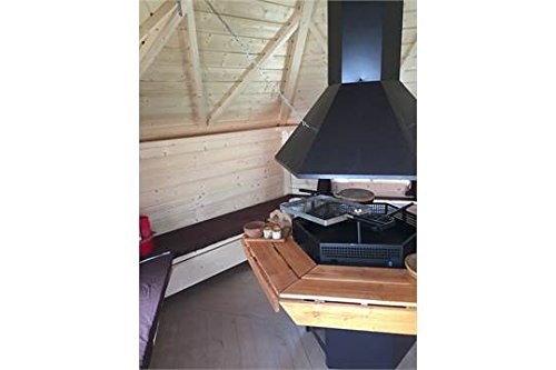 BBQ Grill Hut 6.5 Sqm - includes BBQ Room with Benches & Tile