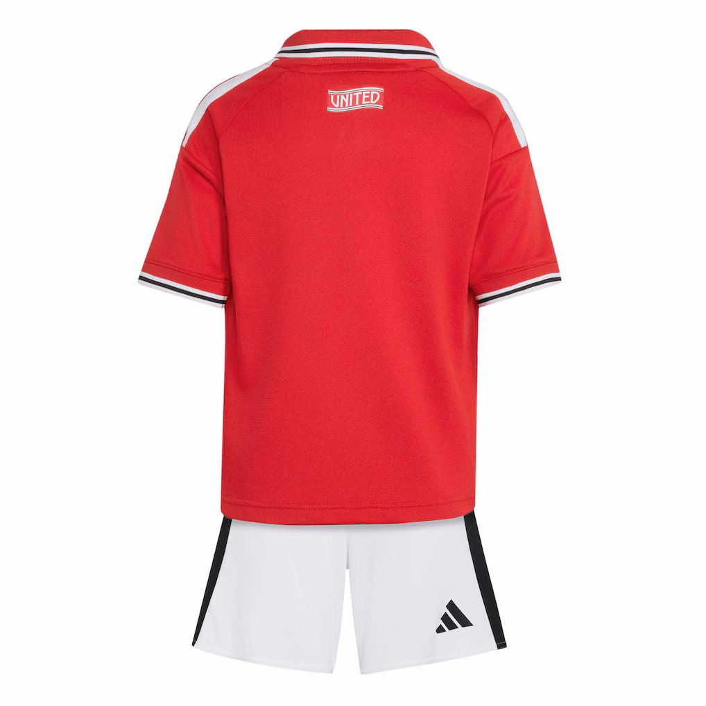 Kids Manchester United Home Jersey Full Kit 26/27