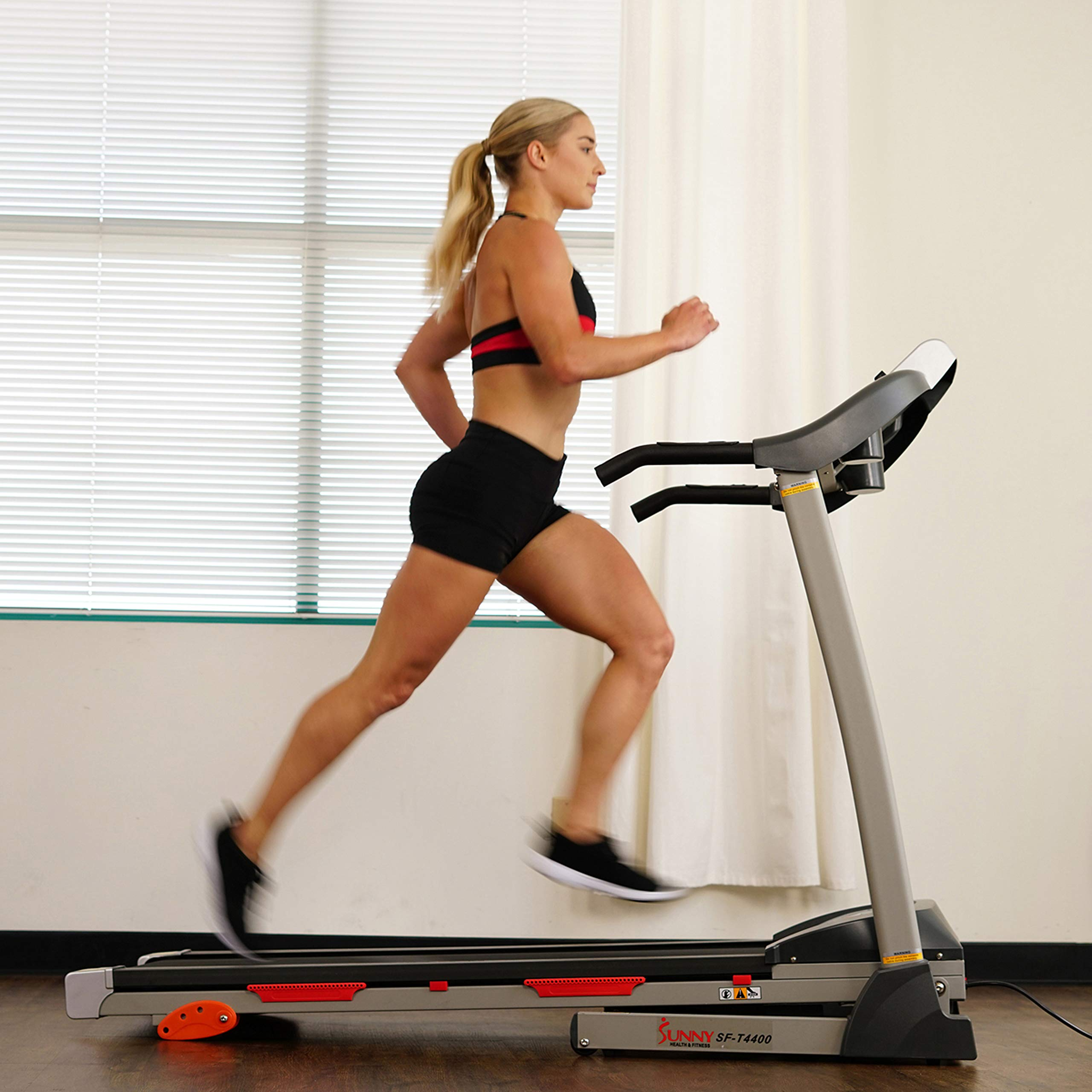 Folding Incline Treadmill with Optional Exclusive SunnyFit App